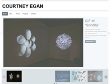 Tablet Screenshot of courtneyegan.net